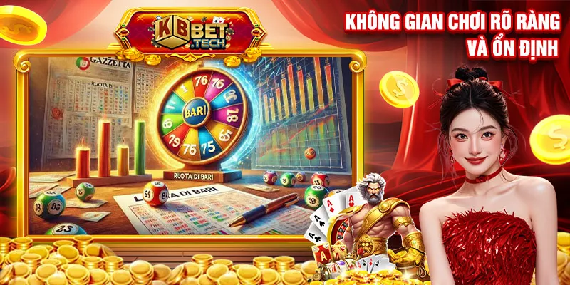 Không gian chơi rõ ràng và ổn định