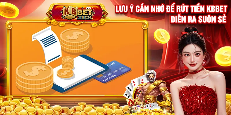 Lưu ý cần nhớ để rút tiền KBBET diễn ra suôn sẻ