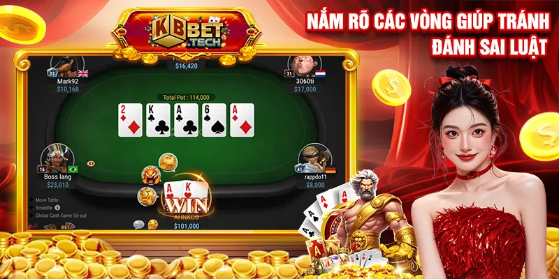 Nắm rõ các vòng giúp tránh đánh sai luật